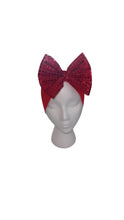 Cargar imagen en el visor de la galería, Red sequins headwrap/fancy headwrap