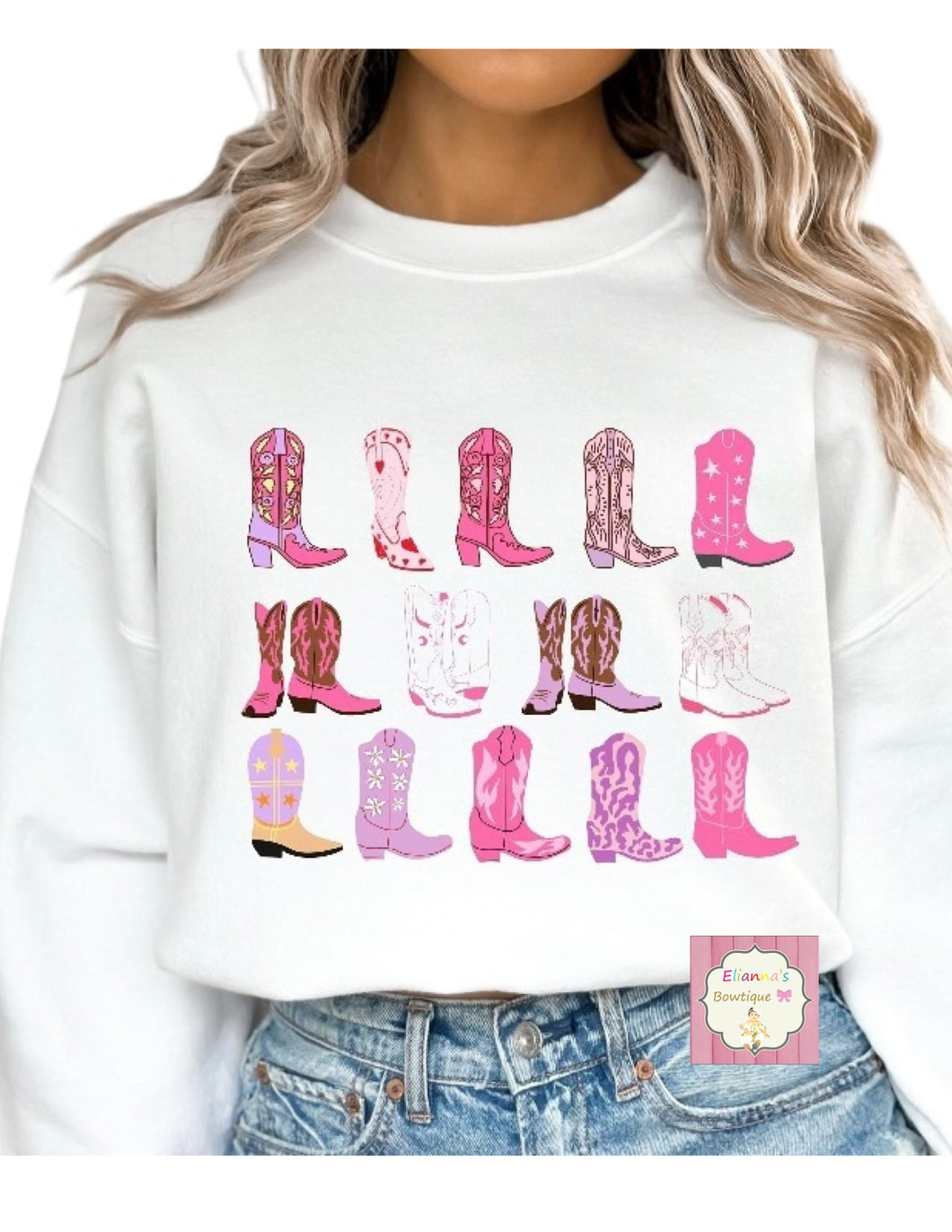 Boots sweatshirt /crewneck/ western / botas