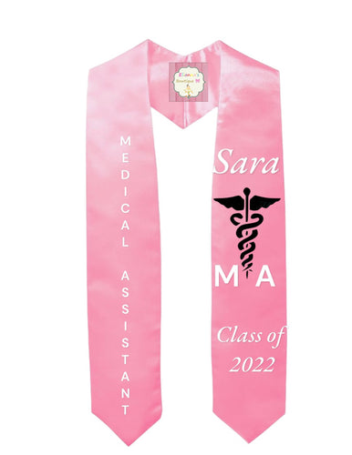 Medical Assistant Graduation Sash / custom/ 2024/