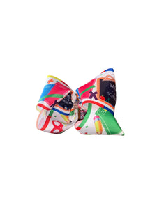 Back to school hair bow/moños