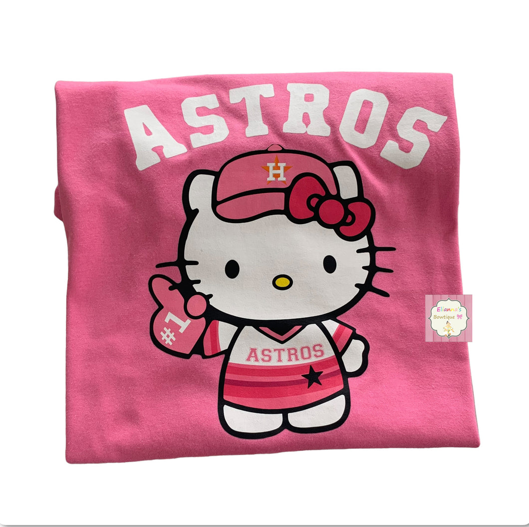 Astros shirt/ astros hello kitty shirt