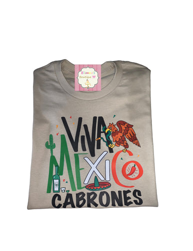 Viva mexico cabrones shirt/ mexico