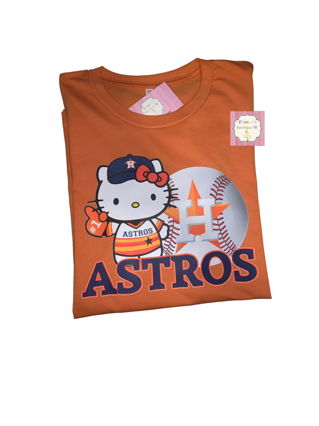 Houston Astros shirt/ hello kitty