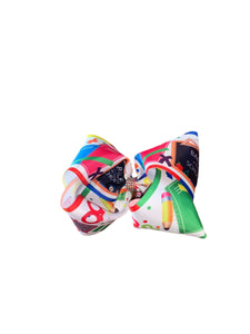 Back to school hair bow/moños