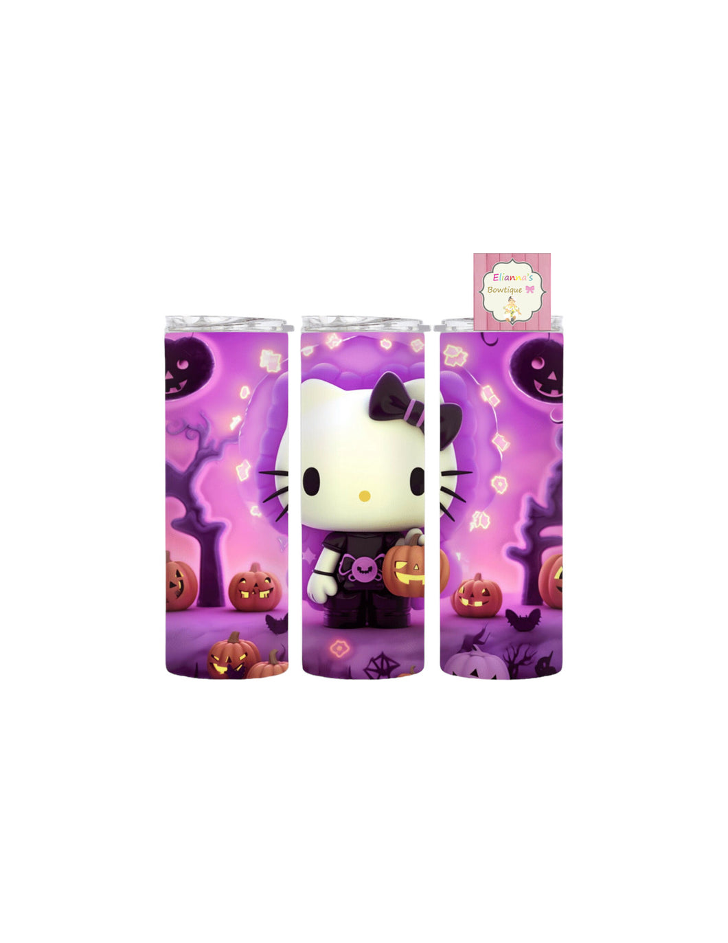 Halloween tumbler cup/ Hello Kitty  / vasos