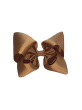 Load image into Gallery viewer, Brown hair bow/ solid color Hair bow / moños