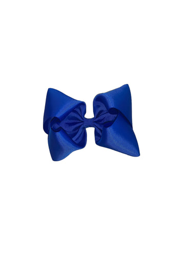 Royal Blue hair bow/ solid color Hair bow / moños