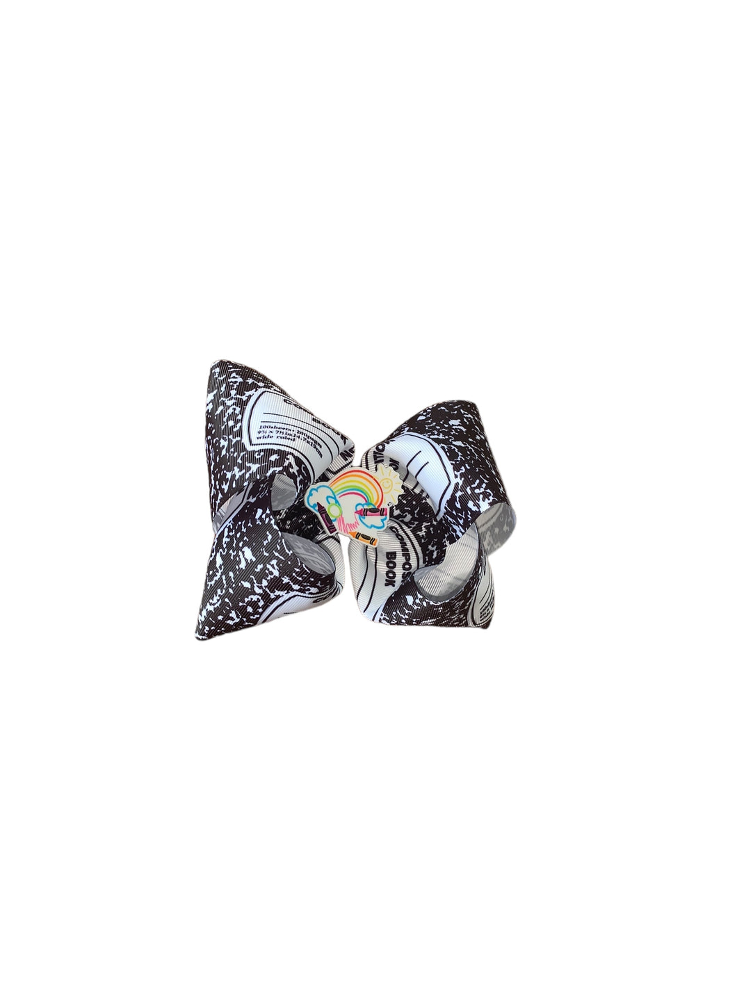 Back to school hair bow/moños