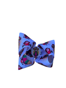 Virgen de Guadalupe hair bow /