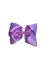 Cargar imagen en el visor de la galería, Light purple/lavander solid color Hair bow