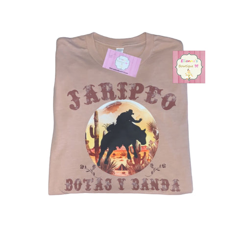 Jaripeo botas y banda Shirt/jaripeo/western