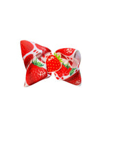Load image into Gallery viewer, Strawberry hair bow / fresas/moños / - Elianna's Bowtique