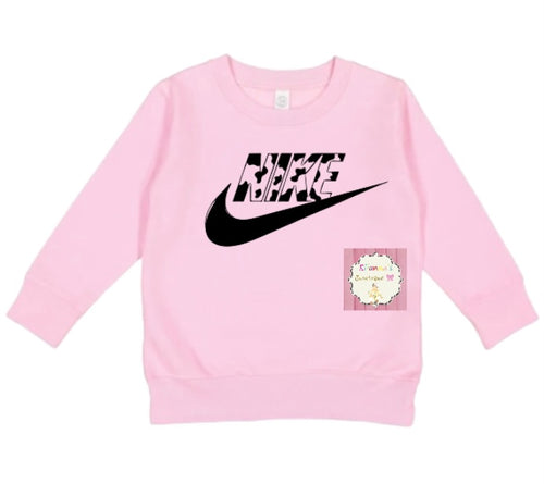 Pink cow print sweatshirt /crewneck/ baby / adults