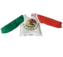 Cargar imagen en el visor de la galería, Mexican Flag top/shirt/tricolor /mexico top/ EXCLUSIVE