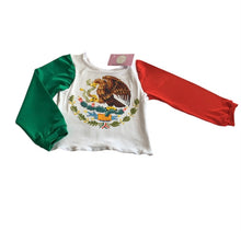 Cargar imagen en el visor de la galería, Mexican Flag top/shirt/tricolor /mexico top/ EXCLUSIVE