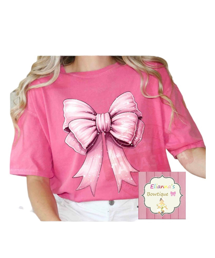 Coquette shirt/ bow shirt