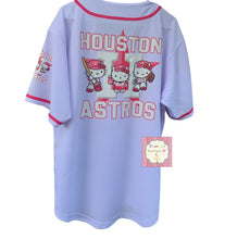 Load image into Gallery viewer, Houston Astros Jersey /  hello kitty jersey