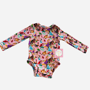 Princess leotard/ leotardo/princesas
