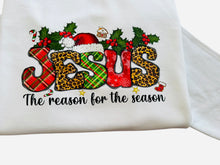 Load image into Gallery viewer, Jesus Christmas Crewneck sweatshirt /sueter/Navidad / jesus the reason for the season