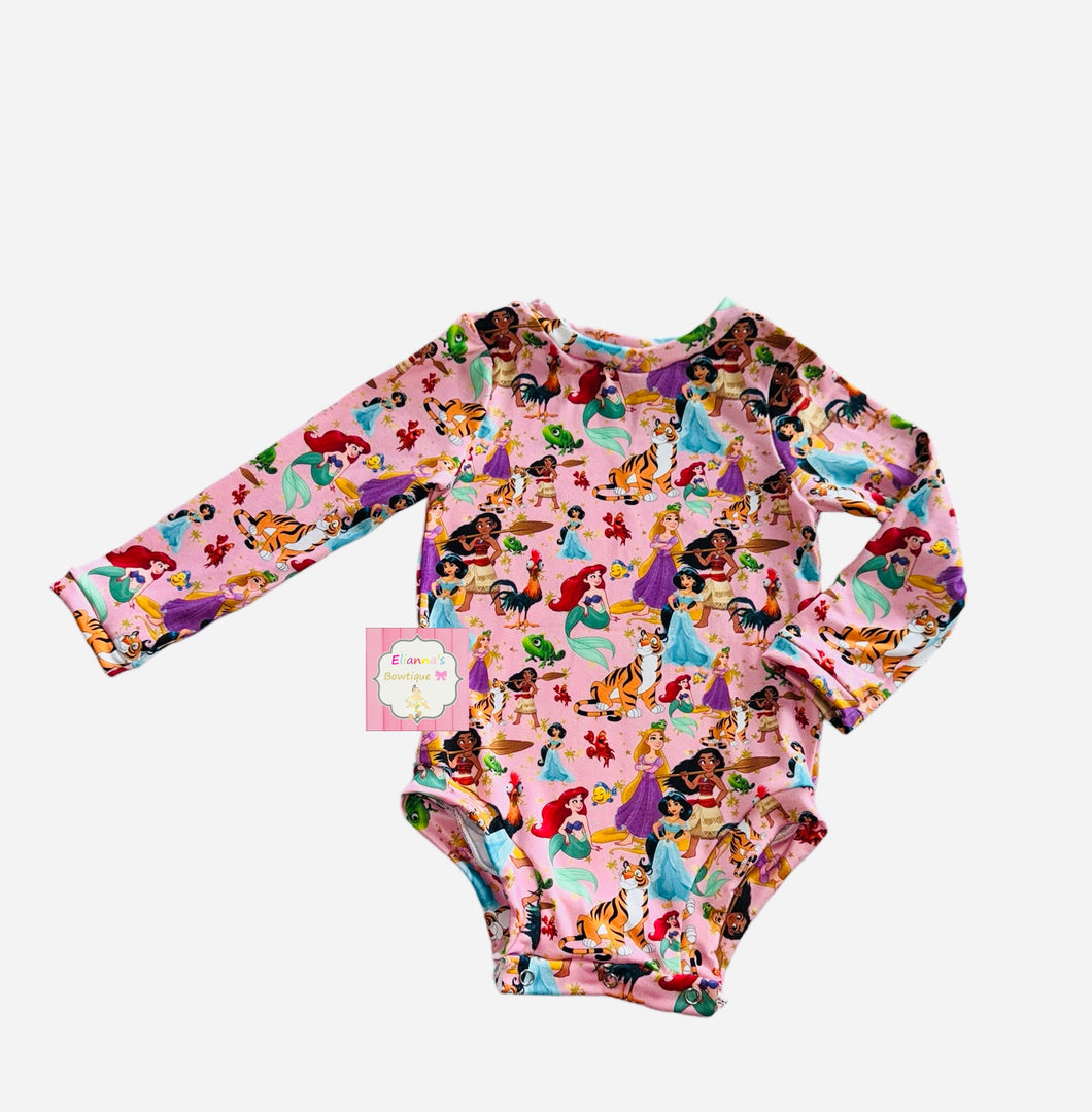 Princess leotard/ leotardo/princesas