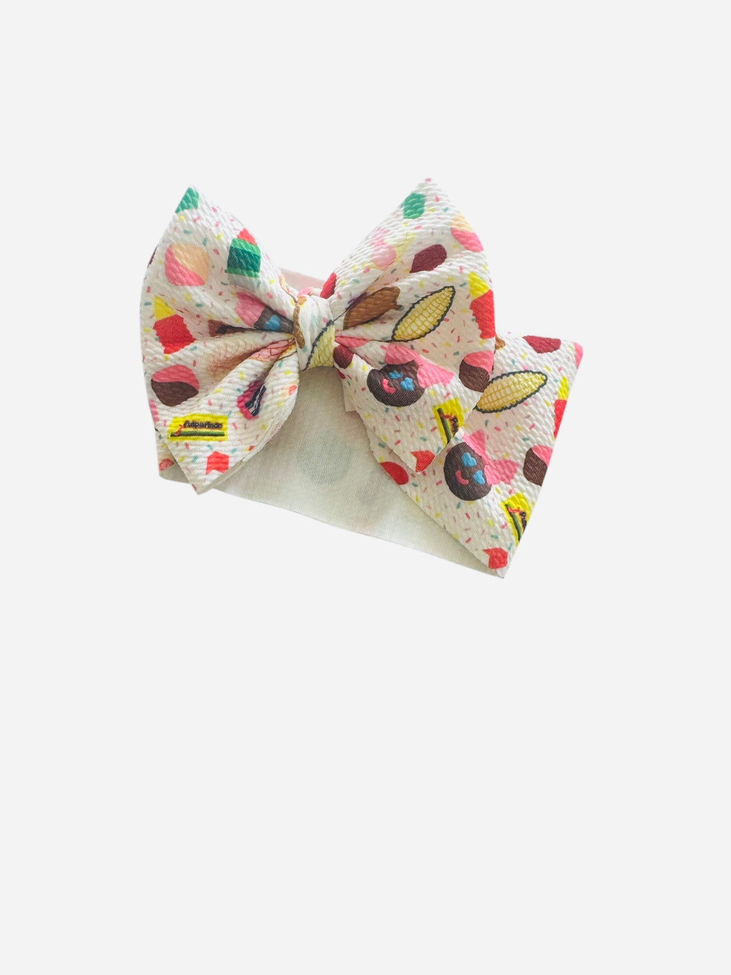 Paleta payaso ,elotes ,duvalin Mexican candies headwrap/clip bow