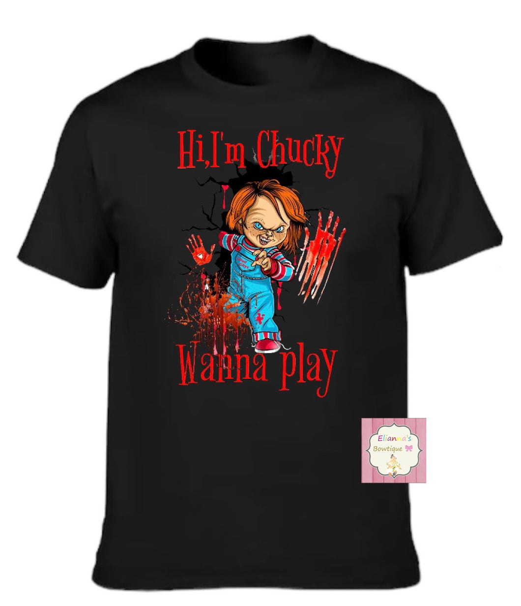 Chucky shirt/ kids /adult / halloween