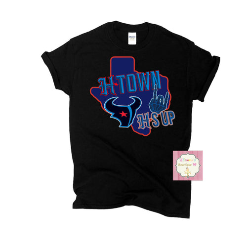 H Town Texans shirt / halloween/ kids / adult