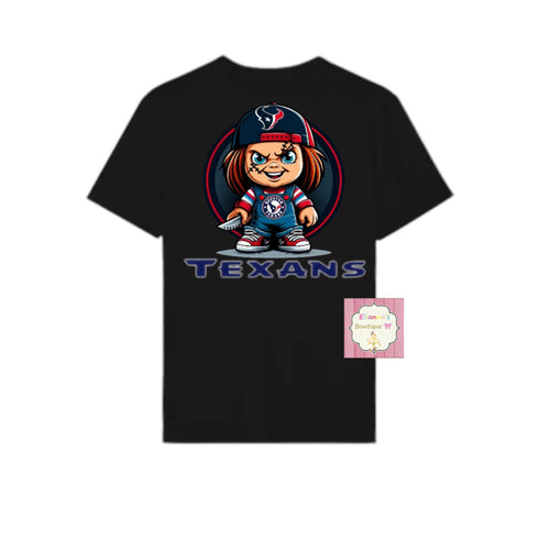 Chucky Texans shirt / kids / adult