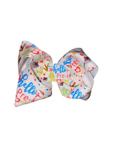 Cargar imagen en el visor de la galería, Pre K hair bow/ back to school