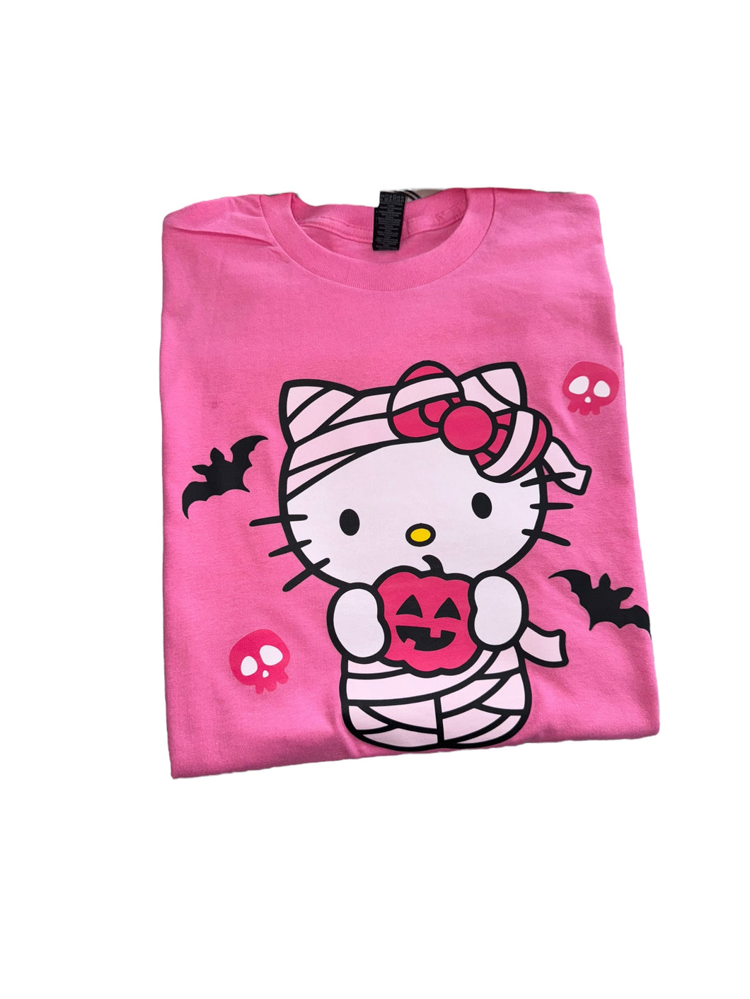 Pink Halloween hello kitty shirt