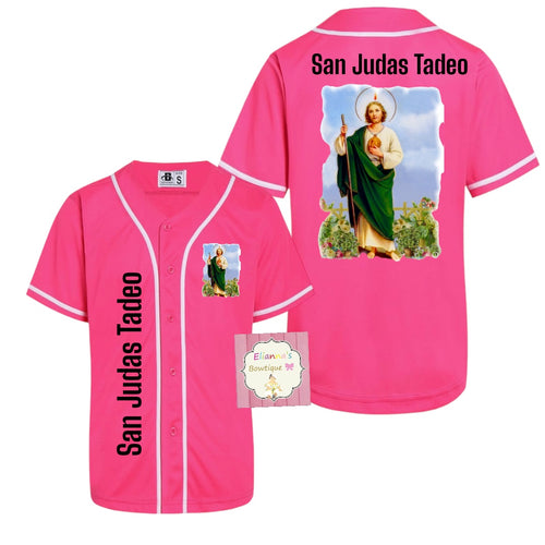 Pink San Judas Tadeo Jersey / shirt/adult / San Juditas