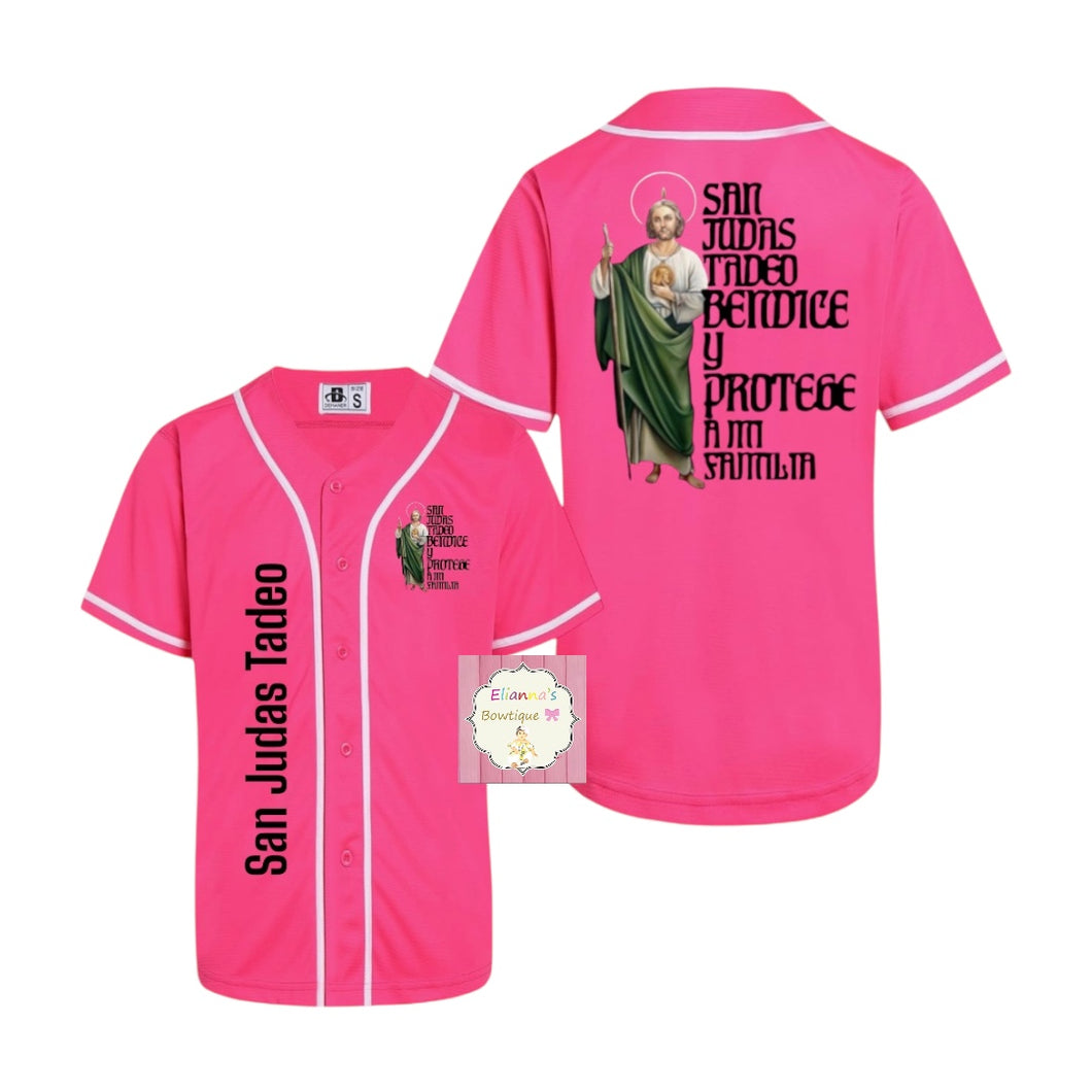 Pink San Judas Tadeo Jersey / shirt/adult / San Juditas