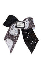 Load image into Gallery viewer, Back to school cheer bow / moños /   / composition notebook