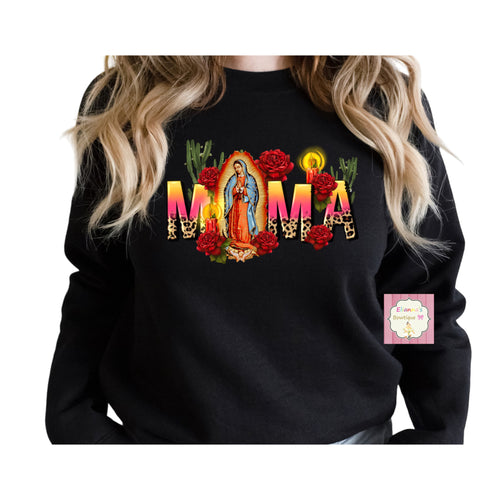 Mama sweatshirt /sweater/sueter/virgencita