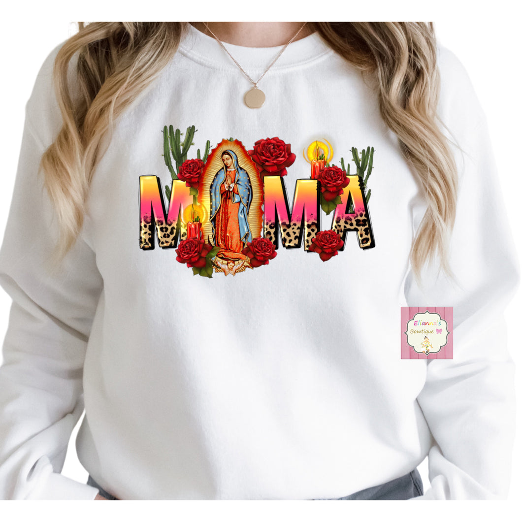 Mama sweatshirt /sweater/sueter/virgencita