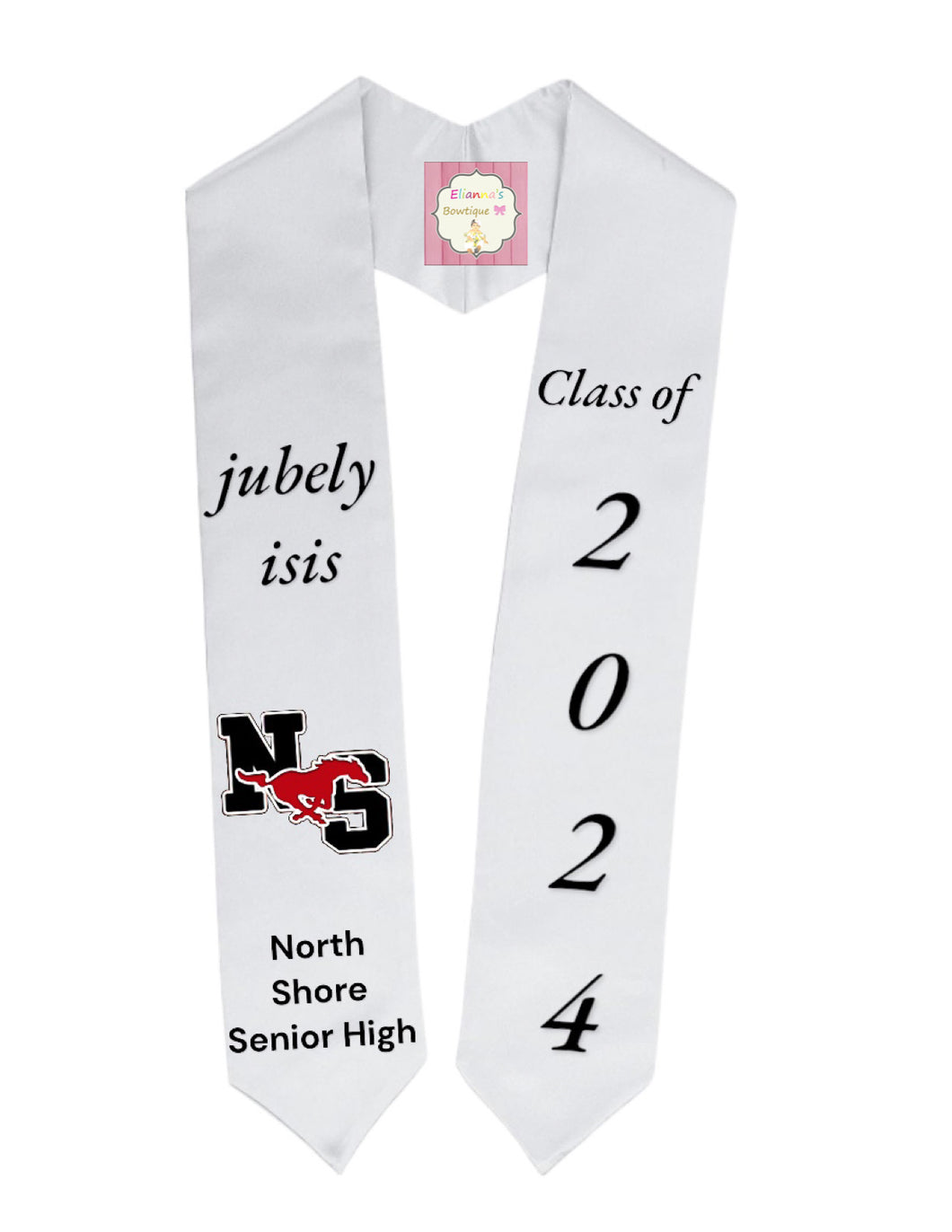 Custom School logo Graduation stole Sash / custom/ 2024