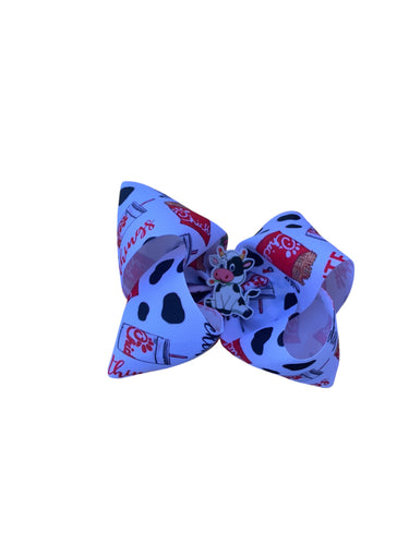 Chick fill a hair bow / cow