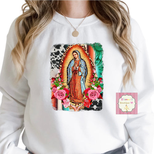 Virgen de Guadalupe sweatshirt /sweater/sueter/virgencita