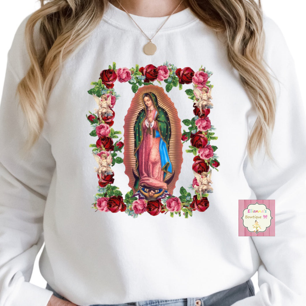 Virgen de Guadalupe sweatshirt /sweater/sueter/virgencita