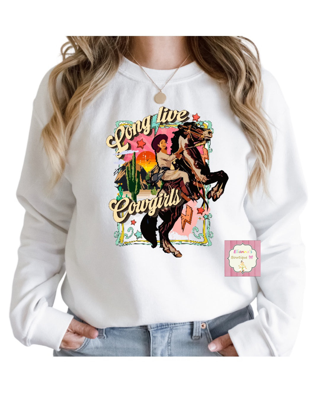 Long live cowgirls sweatshirt /sweater/sueter/cowgirl