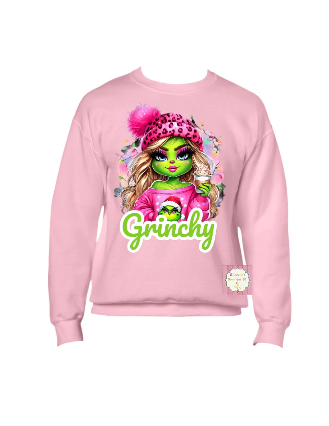 Grinch sweatshirt /sweater/sueter/christmas/ grinchy