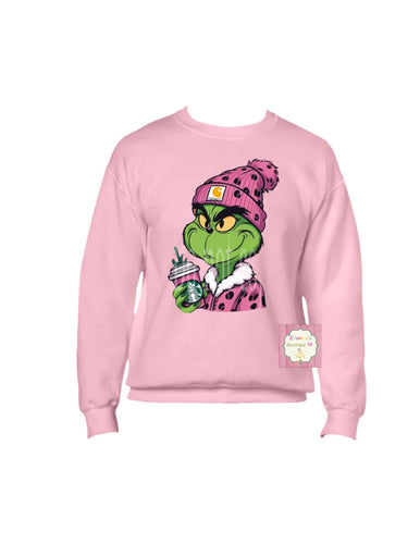 Grinch sweatshirt /sweater/sueter/christmas/ grinchy