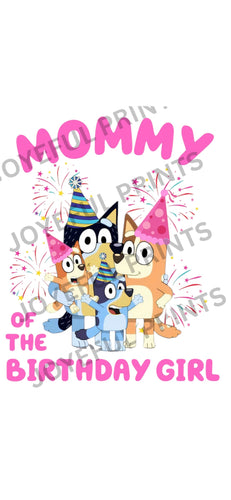 Bluey Birthday shirts