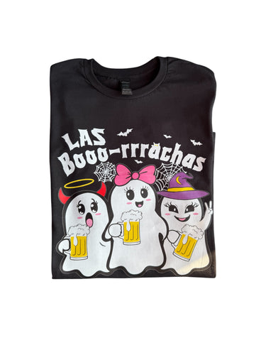 Las Booo rrrachas shirt halloween/  / adult / ghost/ borrachas