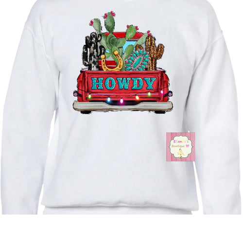 Howdy sweatshirt /sweater/sueter/western