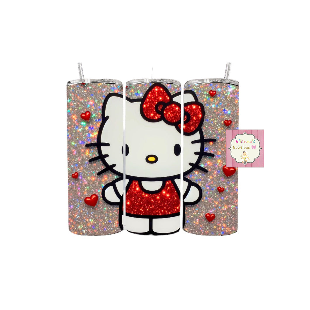 Hello kitty tumbler cup/ vasos/ valentine's day