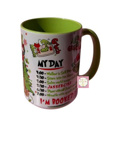 Christmas grinch mug /taza /navidad/ coffee mug