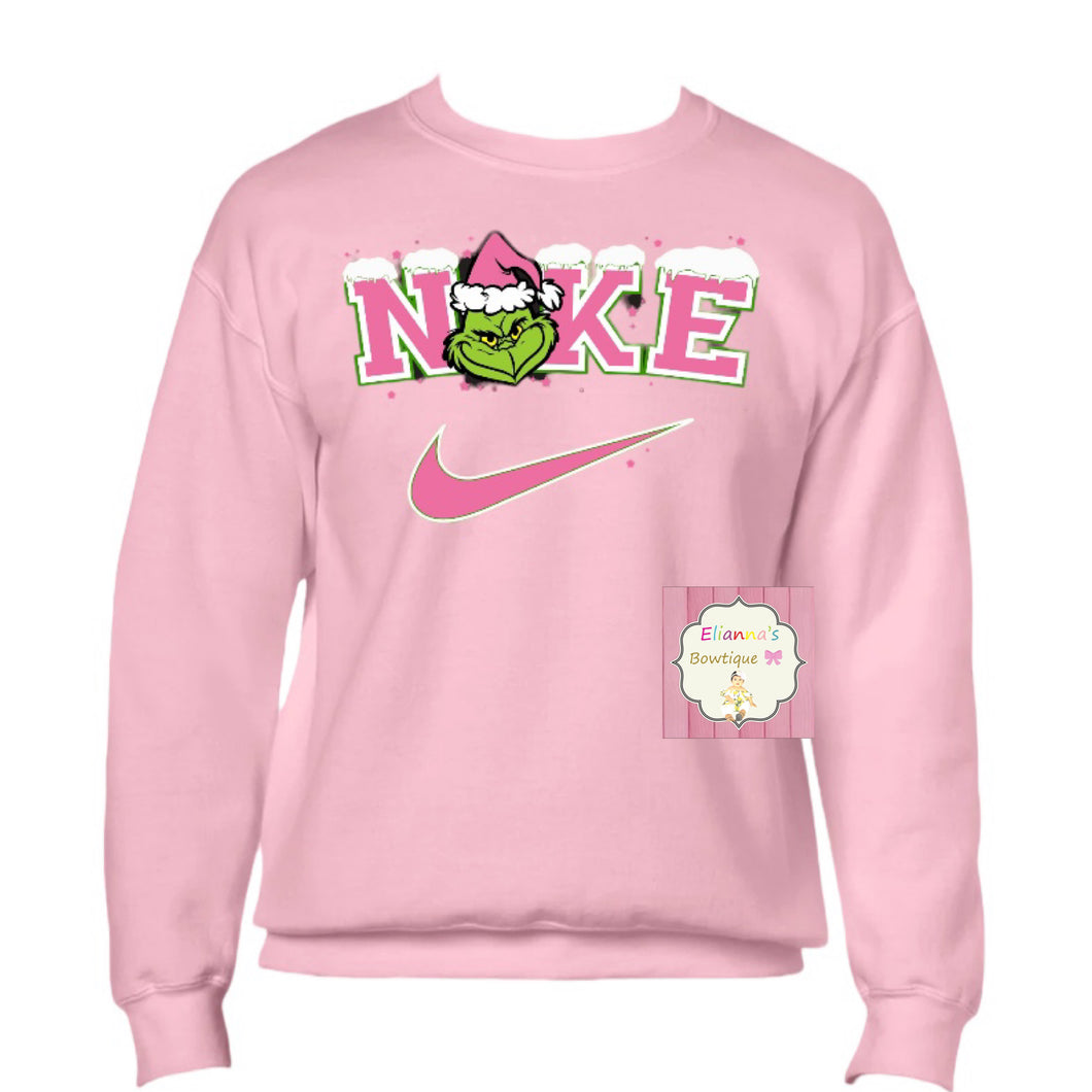 Grinch nik sweatshirt/sueter