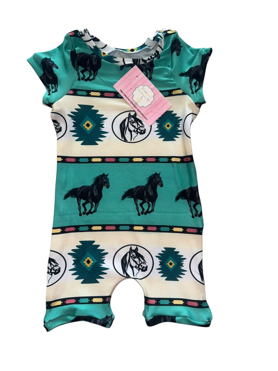 Horses romper /boys/ girls / shorts/horse/ caballos