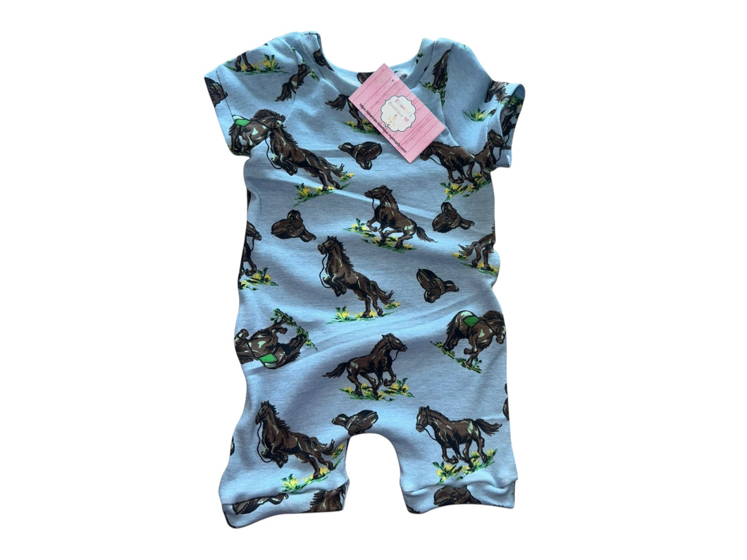 Horses romper /boys/ girls / shorts/horse/ caballos